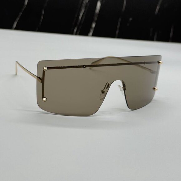 NEW AM0412S 002 ALEXANDER MCQUEEN SHIELD UNISEX SUNGLASSES main image 3